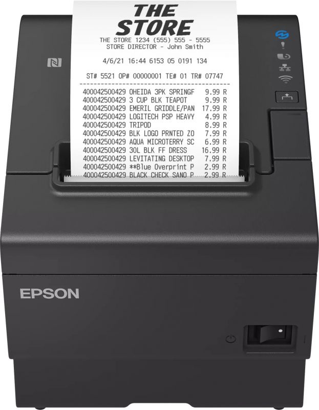 Принтер спеціалізований Epson TM-T88VII RS-232/USB/Ethernet I/F Incl.PC Black