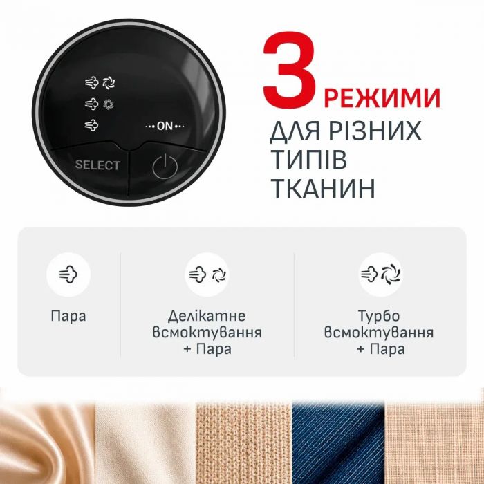 Відпарювач Tefal компактний AeroSteam S, 1420Вт, 150мл, постійна пара - 20гр, чорний