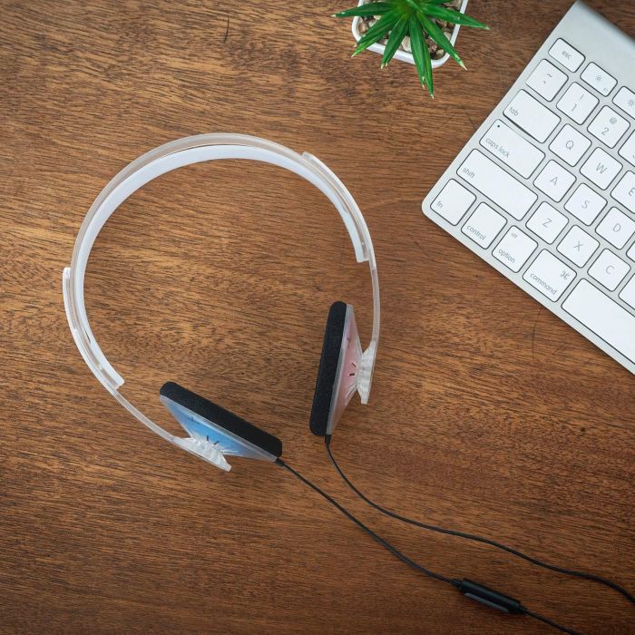 Навушники On-ear Koss KPH30i 3.5 mini-jack, 1.2м, Mic, Прозорий