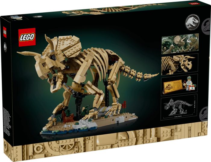 Конструктор LEGO Jurassic World Скамянілості динозаврів: трицератопс