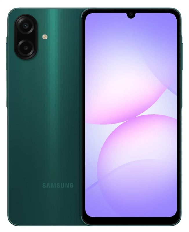 Смартфон Samsung Galaxy A07s (A077) 6.7" 4/128ГБ, 2SIM, 5000мА•год, зелений