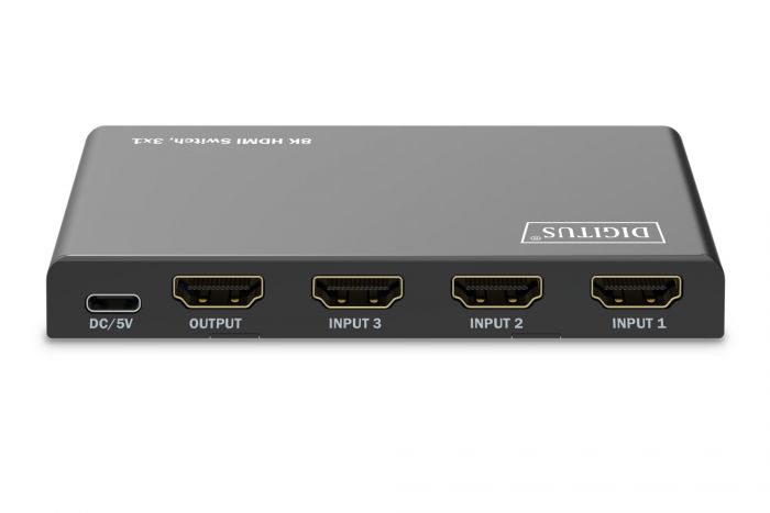 Відеокомутатор DIGITUS UHD HDMI (INx3 - OUTx1), 8K