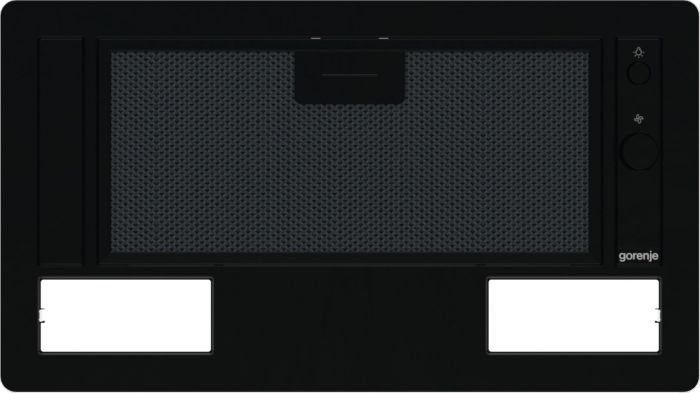 Витяжка Gorenje вбудовувана, 54см, 370м.куб/год, чорний