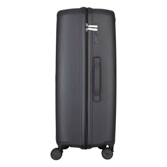 Набір валіз 2E, M7979, поліпропілен, (L+M+S), блискавка anti theft, 4 колеса, кодовий замок, темно-сірий