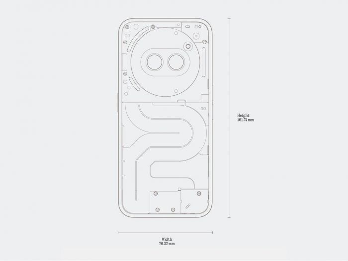 Смартфон Nothing Phone (2a) 6.7" 12/256ГБ, 2SIM, 5000мА•год, білий