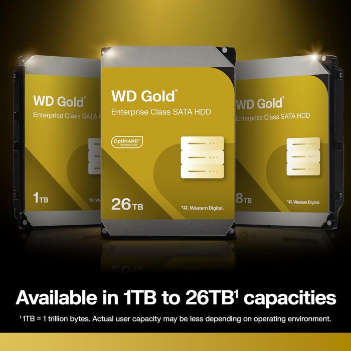 Жорсткий диск WD 26TB 3.5" 7200 512MB SATA Gold