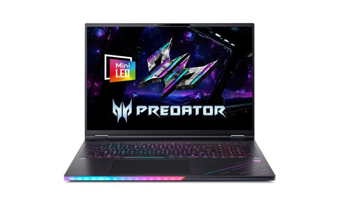 Ноутбук Acer Predator Helios 18 AI PH18-I71 18" WQUXGA IPS, Intel U9-290HX, 32GB, F1TB, NVD5090-24, Win11, чорний