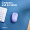 Миша Trust Yvi+ Compact Multi-Device, WL/BT/USB-A, фіолетовий