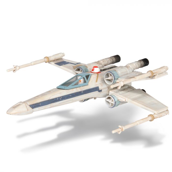 Ігрова колекційна фігурка Star Wars Medium Vehicle Транспорт та фігурка X-Wing (Blue 1) + Antoc Merric & R2-R9 12.5см