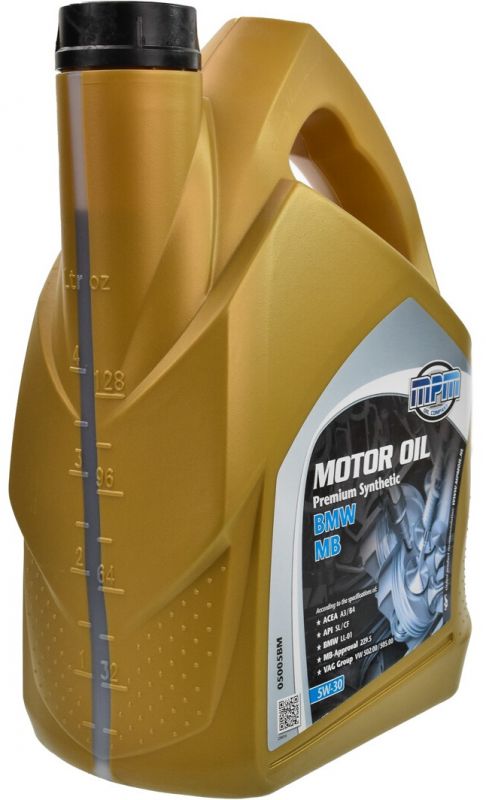 Олива моторна MPM Premium Synthetic BMW / MB 5W-30 5л (05005BM)