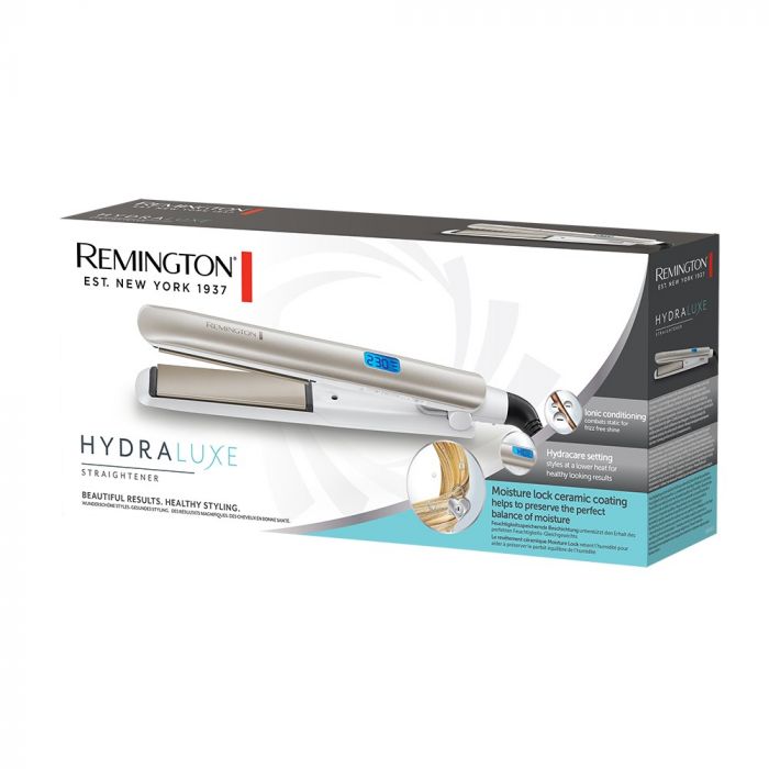 Випрямляч Remington Hydraluxe, 55Вт, темп.режимів-9, 150-230С, дисплей, кераміка, білий