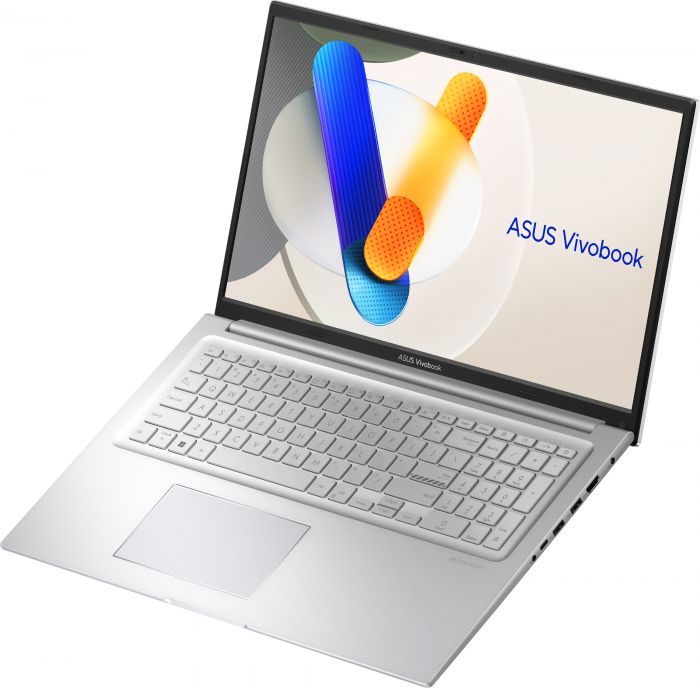 Ноутбук ASUS Vivobook 17 X1704VA-AU663 17.3" FHD IPS, Intel U300, 16GB, F512GB, UMA, noOS, Сріблястий