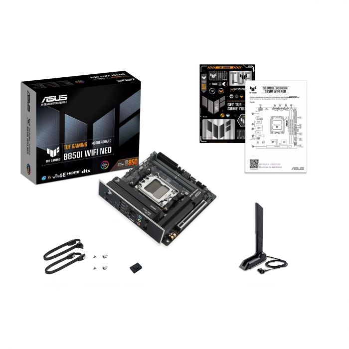 Материнcька плата ASUS TUF GAMING B850I WIFI NEO sAM5 B850 2xDDR5 M.2 HDMI DP Wi-Fi BT mITX