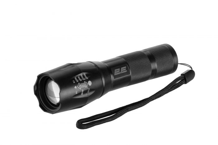 Ліхтар ручний акумуляторний 2E FLBL1812BI Micro-USB 1200мА·год 1200лм 10Вт 4 режими освітлення функція Power Bank IPX4 0.1кг