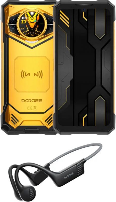 Смартфон Doogee S200X VIP 5G 6.72" 12/512ГБ, 2SIM, 10100мА•год, жовтий