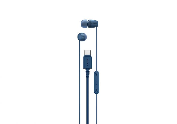Навушники In-ear Sony IER-EX15C USB-C, Mic, Синій