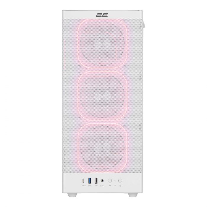 Комп’ютер персональний 2E Rational Intel i5-14400F, 32Gb, F1TB, NVD5050-8, H610, 2E-V8210W, 500W, FreeDos, білий