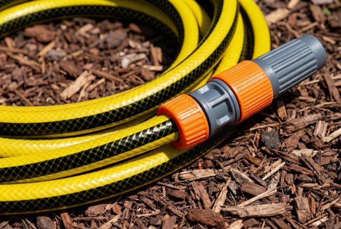 Шланг садовий 2E AquaFlex Solar 1/2" 50м 4 шари 13бар -10+60°C зрошувач конектор адаптер 2в1