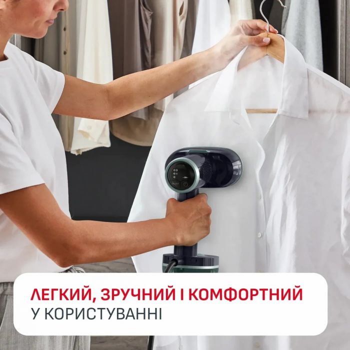 Відпарювач Tefal компактний AeroSteam S, 1420Вт, 150мл, постійна пара - 20гр, чорний