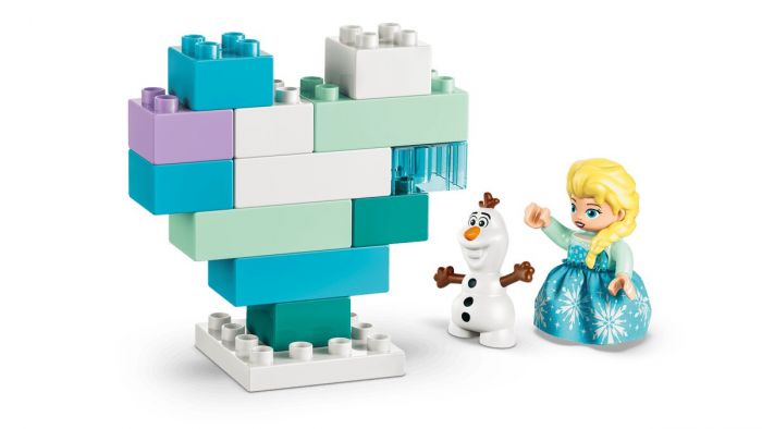 Конструктор LEGO DUPLO Disney Коробка для творчого конструювання «Крижане серце» з Ельзою й Олафом