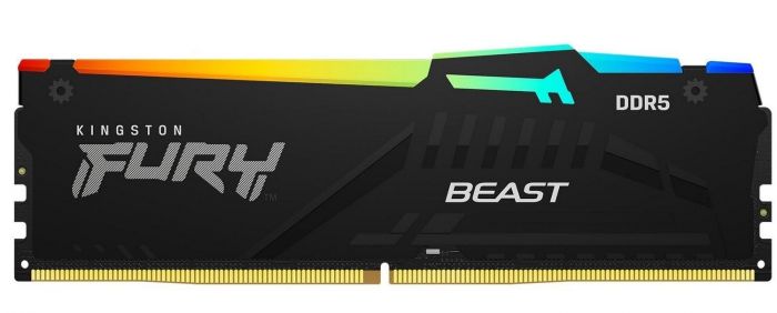 Пам'ять ПК Kingston DDR5 32GB 5200 FURY Beast RGB