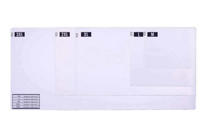 Ігрова поверхня 2E GAMING PRO Speed, 3XL (1200x550x4мм), білий