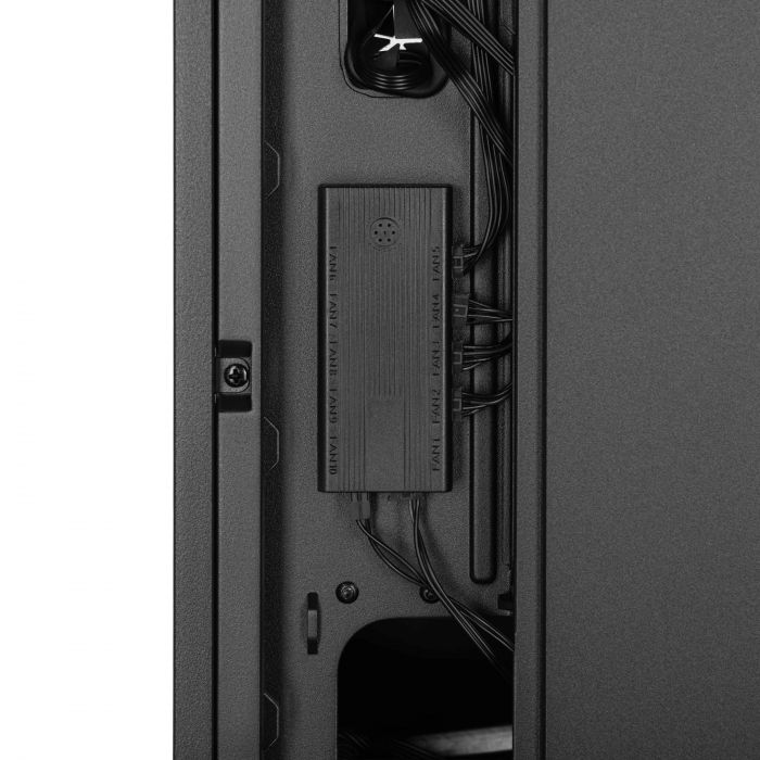 Корпус 2E GAMING  Iconic V8210B  без БЖ, 1xUSB3.0, 1х USB 2.0, 1xUSB Type-C, 4x120мм ARGB, VGA 325мм, LCS ready, контролер з пультом, TG Side Panel, ATX, чорний