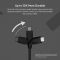 Кабель Belkin USB-C > USB-C заряджання/синхронізації 60Вт PD, 1м, плетений, силіконовий, з ремінцем на магніті, чорний