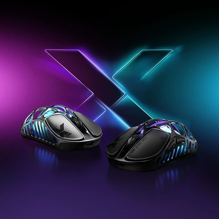 Миша GravaStar Mercury X, BT/WL/USB-A, RGB, сірий