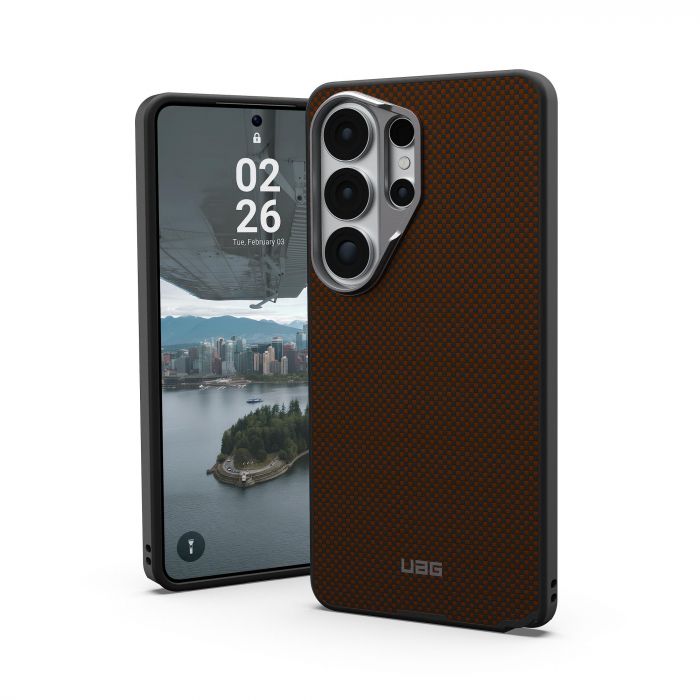 Чохол UAG для Samsung Galaxy S26 Ultra, Fibr Armr, Orange/Charcoal