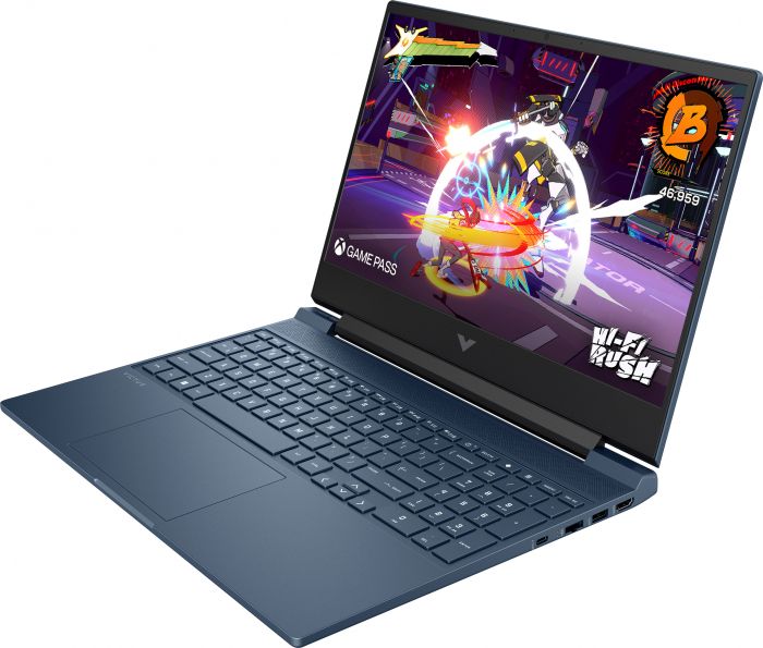 Ноутбук HP Victus 15-fb3021ua 15.6" FHD IPS AG, AMD R5-8645HS, 16GB, F512GB, NVD3050-6, DOS, синій