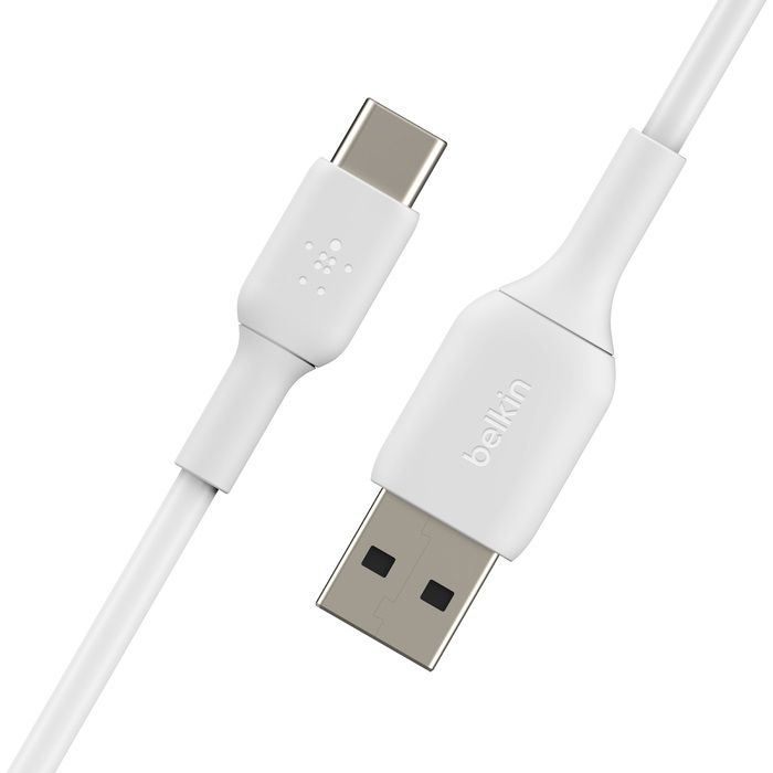 Кабель Belkin USB-A > USB-C заряджання/синхронізації 15Вт, 1м, PVC, білий