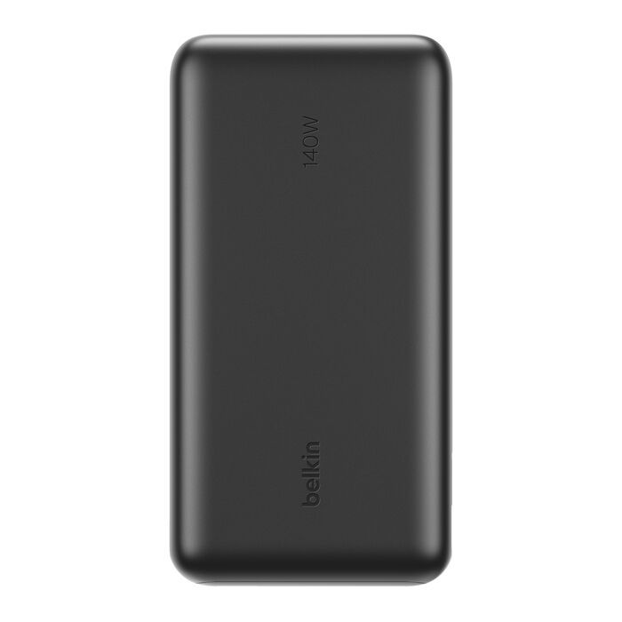 Акумулятор портативний літій-іонний Power Bank Belkin 25000мА·год, 158Вт, з інтегрованим кабелем USB-C, чорний