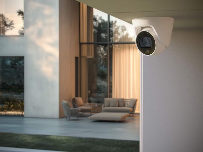 IP-камера дротова Ajax TurretCam HLVF 8 MP White, 2.8–12 мм, PoE, True WDR, IP67, ІЧ 60 м, LED 40 м, аудіо, кут огляду 31° до 111°, вулична, біла, 126283.197.WH1