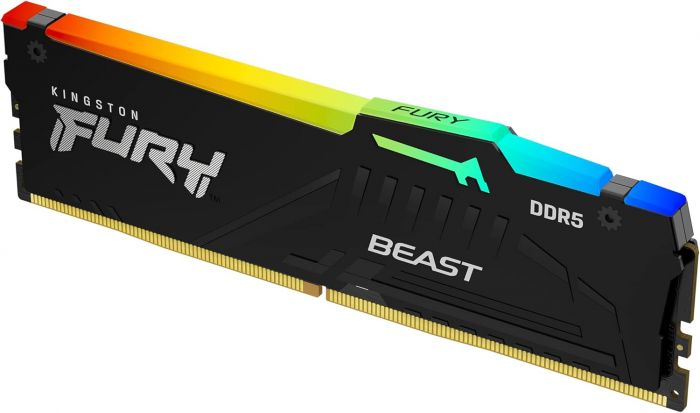 Пам'ять ПК Kingston DDR5 32GB 5600 FURY Beast RGB