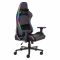 Крісло 2E GAMING OGAMA II RGB, ПУ шкіра, 3D-Armrests, чорний