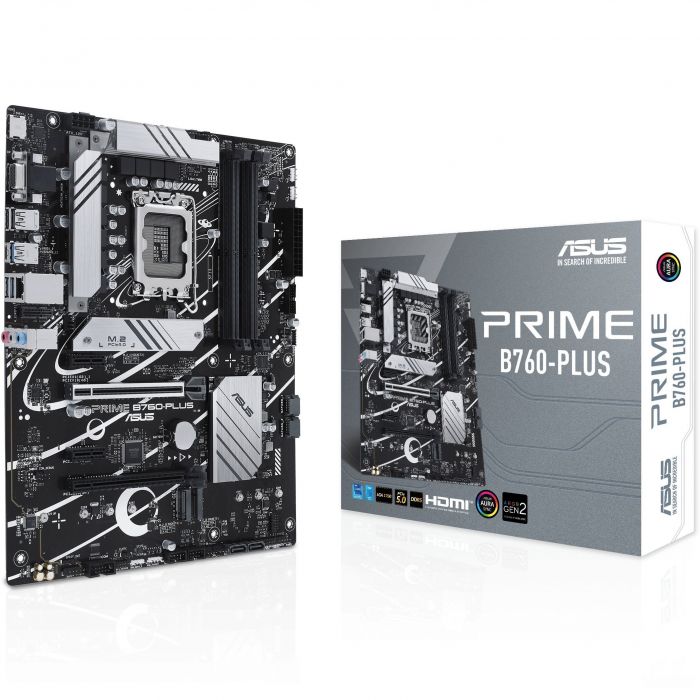 Материнcька плата ASUS PRIME B760-PLUS s1700 B760 4xDDR5 M.2 HDMI D-Sub DP ATX