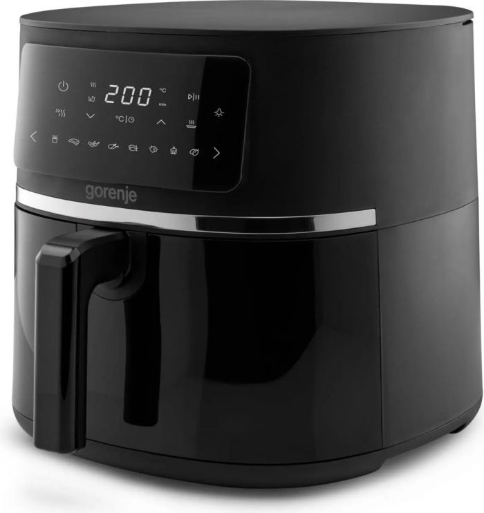 Мультипіч Gorenje 1750Вт, чаша-5.7л, сенсорне управл., 8 авто. програм, екран XL, пластик+метал, чорний