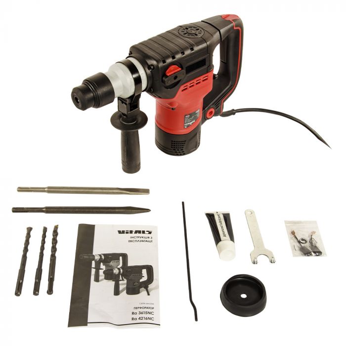 Перфоратор Vitals Master Ra 3615NC SDS-plus 1500Вт 6Дж кейс 7.8кг