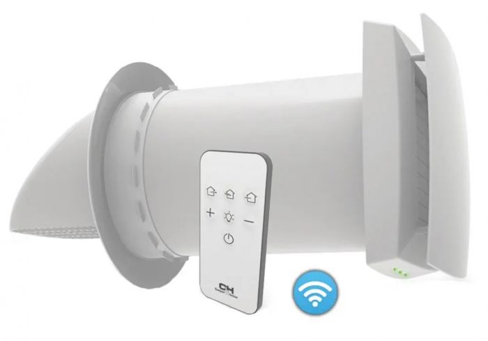Рекуператор Cooper&Hunter Easy Vent 70м3/г 0.4м Wi-Fi білий