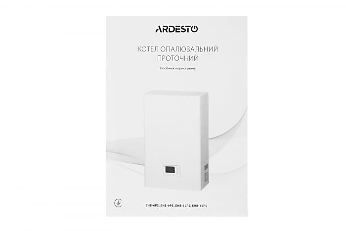 Котел електро ARDESTO 9кВт 380V одноконтурний з насосом програмований