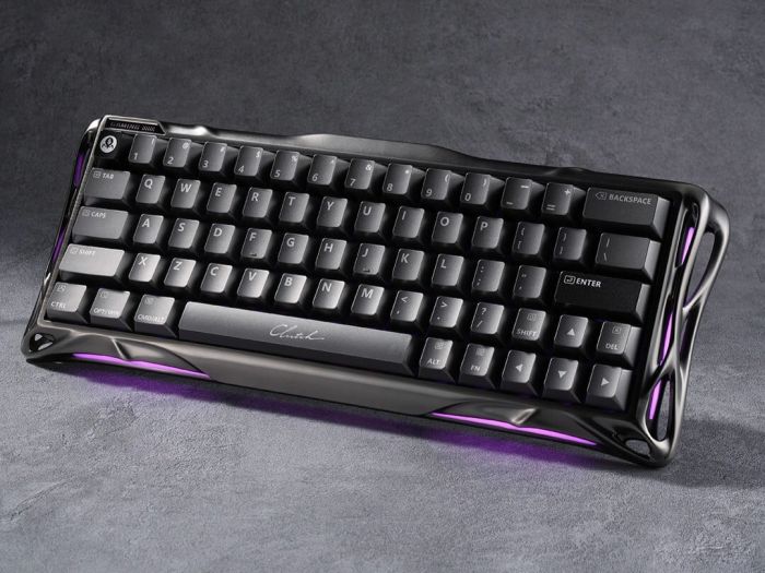 Клавіатура магнітна GravaStar Mercury V60 Pro 60keys, GravaStar Blackcore, USB-A, 8k,RGB, GunMetal