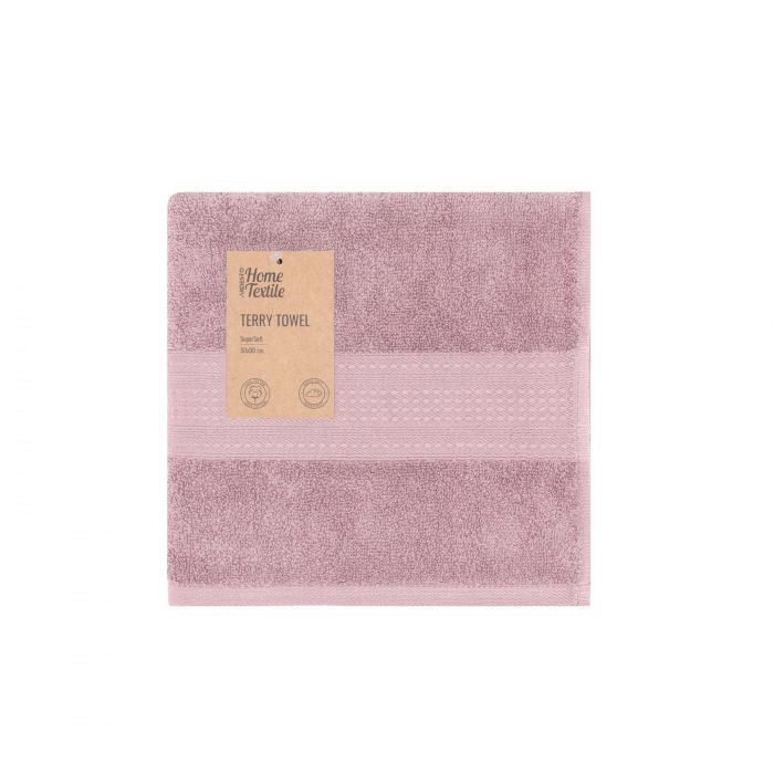 Рушник махровий Ardesto SuperSoft 50х90см, 100% бавовна, рожевий