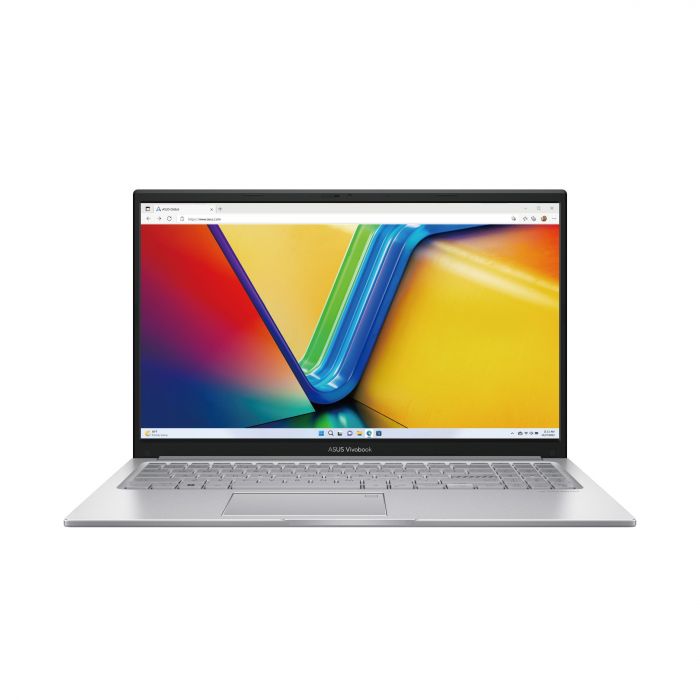 Ноутбук ASUS Vivobook 15 X1504MA-BQ138 15.6" FHD IPS, Intel 3 304, 8GB, F512GB, UMA, noOS, Сріблястий