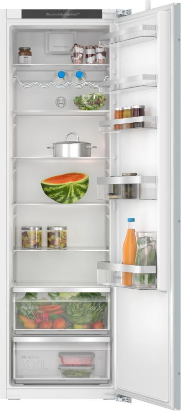 Холодильна камера Bosch вбудована, 177x55x55, 310л, 1дв., E, ST, білий