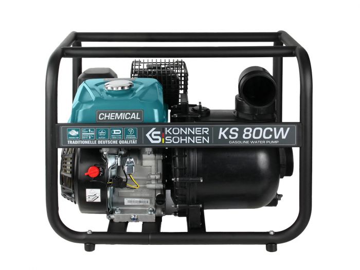 Мотопомпа бензинова Konner&Sohnen KS 80CW 1000л/хв 7.0к.с 28кг