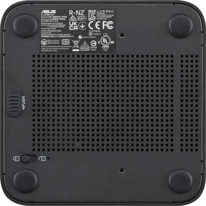 Комп'ютер персональний неттоп ASUS PN54-BBR522MNS1, AMD R5-220, 2*SO-DIMM, M.2SSD, UMA, WiFi, без ОС