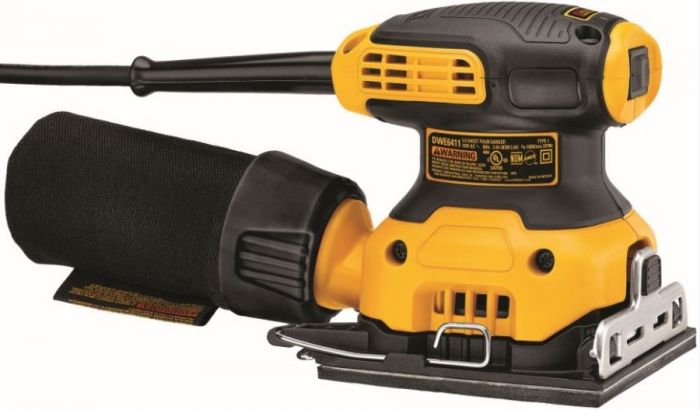 Шліфмашина вібраційна DeWalt 230Вт 14000об/хв 108х115мм амплітуда 1.6мм 1.28кг