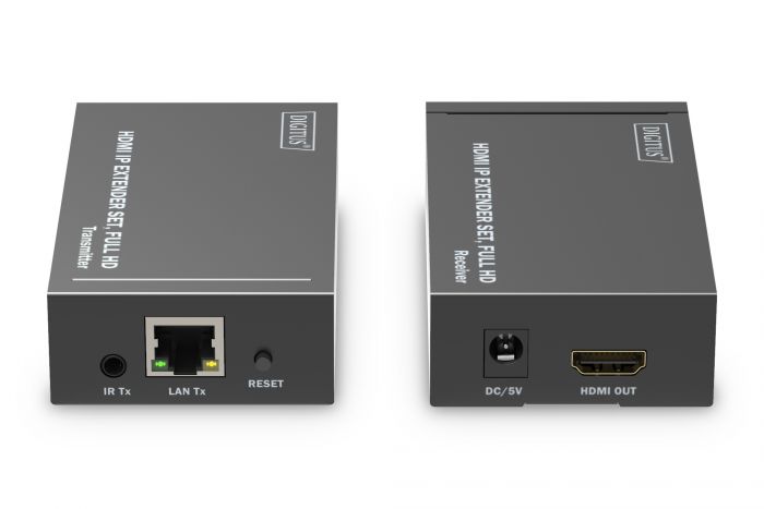 Набір IP-відеоподовжувачів DIGITUS HDMI, Full HD, 1080p, один до багатьох, 120 м