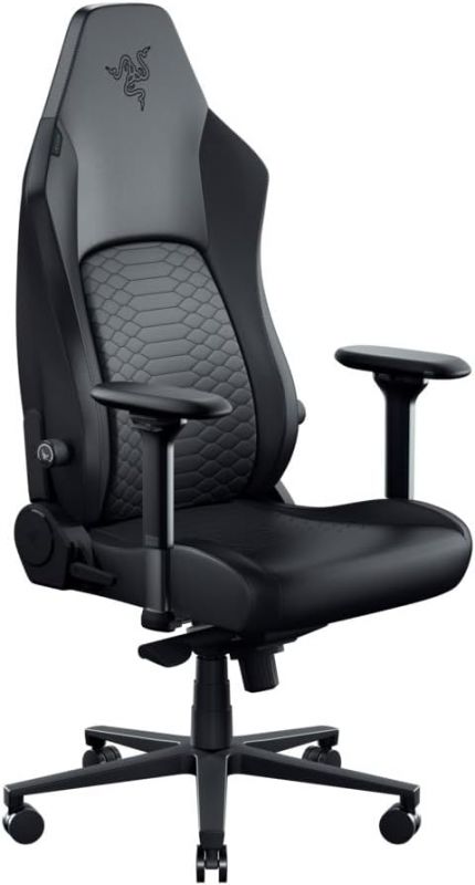 Крісло Razer Iskur V2 NewGen, EPU шкіра з CoolTouch™, 4D-Armrests, чорний